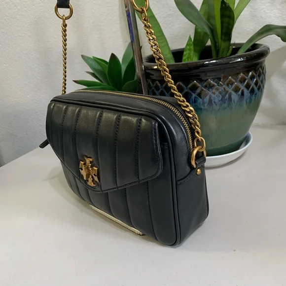 👜💕 TORY BURCH Crossbody Black Leather Bag - Picture 3 of 14